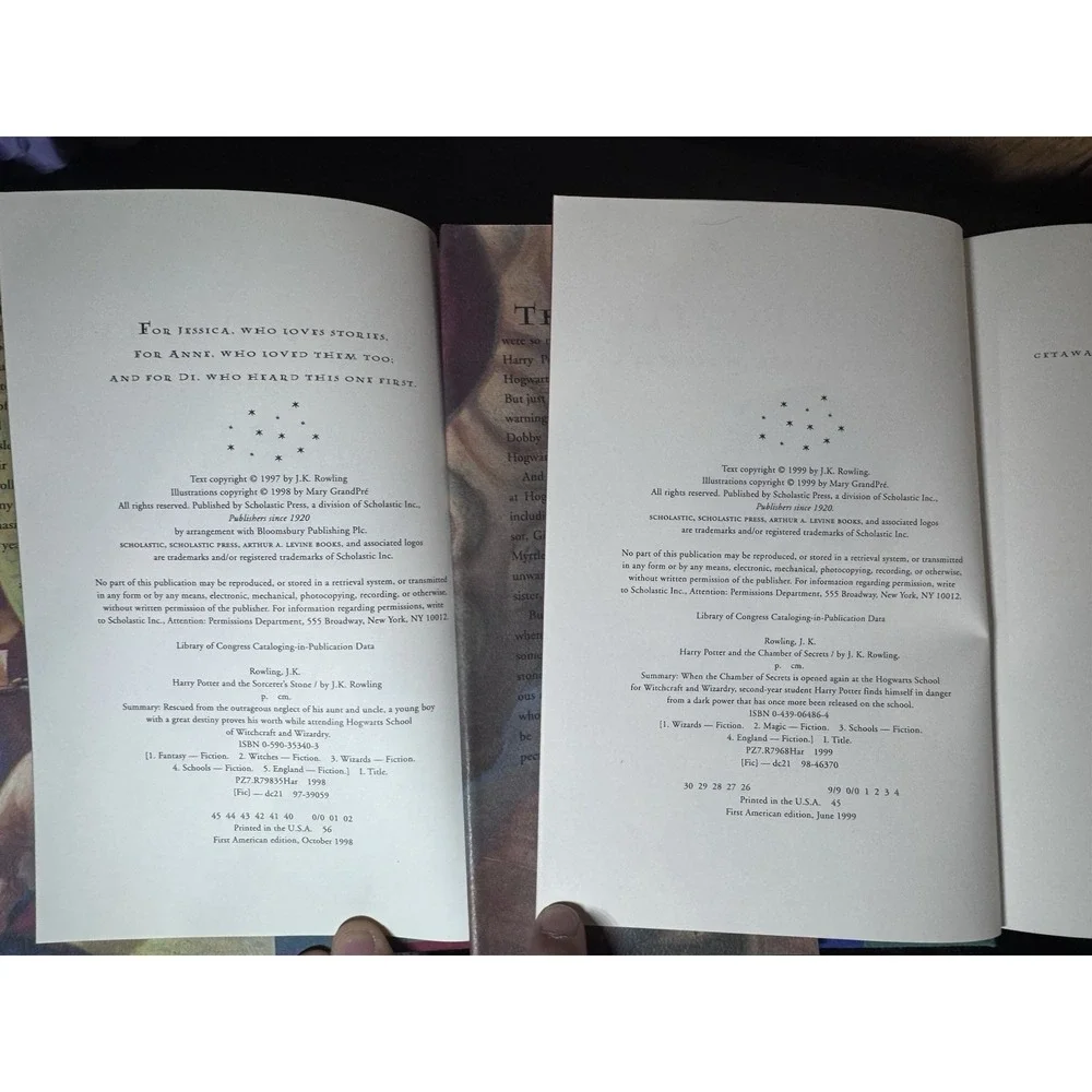 Harry Potter Complete Hardcover Set Books 1-7 Set First Edition (J.K. Rowling)